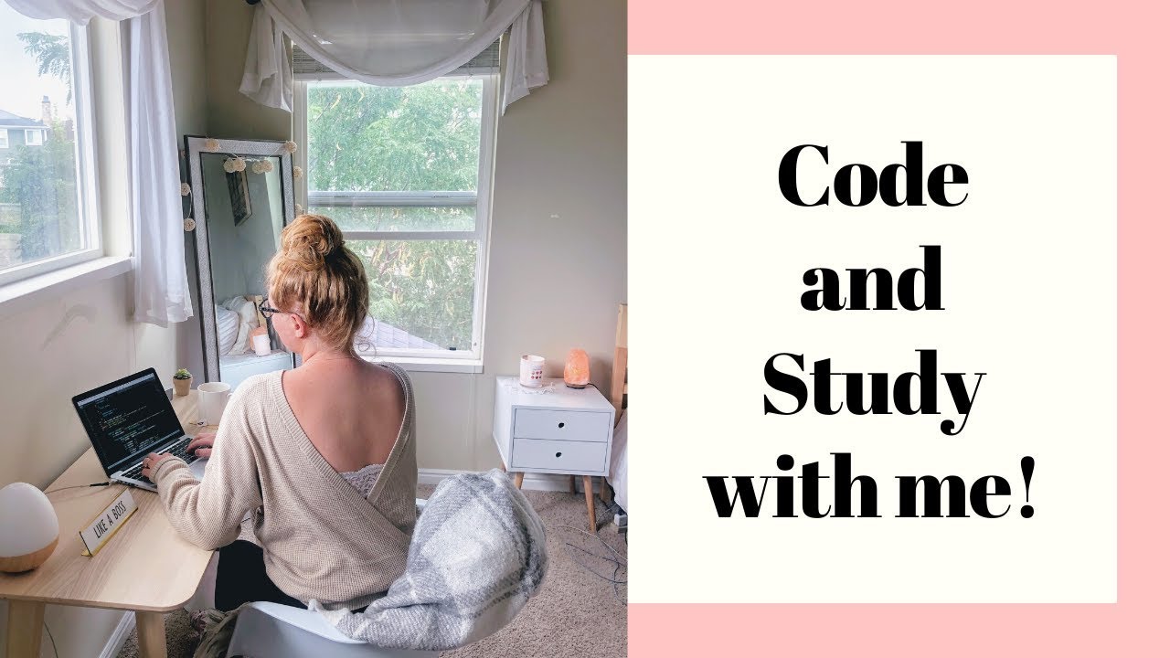 STUDY & CODE WITH ME // Computer Science Student (1 hour - 2 pomodoros ...