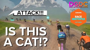 Is this A CAT!? RELENTLESS ATTACKING! // Stage 1: Race Watopia - Beach Island Loop