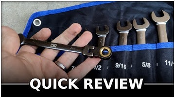 Prostormer Ratcheting Wrench Set - Nice!