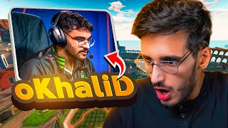 روكيت ليق | اوخالد جا معي بالفريق😱🔥 اقوى لاعب عربي!!WAJEH WITH OkhaliD