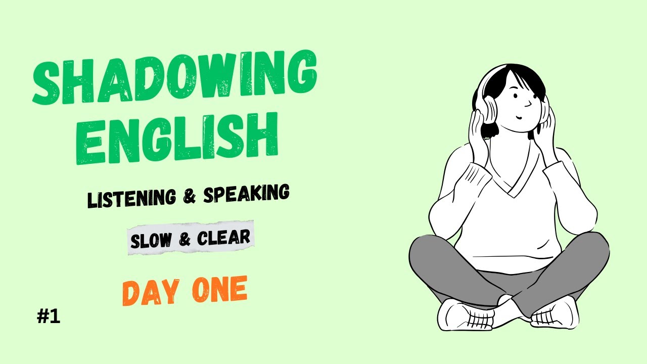 Shadowing Practice for English Fluency | Speak Clearly & Confidently
