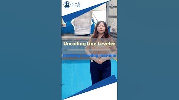 Uncoiling line leveler🛠️🛳️#levelingmachine #metalplatelevelingmachine #rollerleveler
