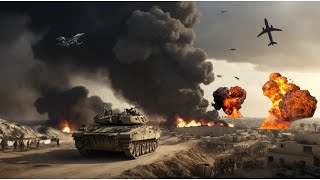 Российские танки Т-90 устроили засаду на израильские войска в ближнем бою, часть 2