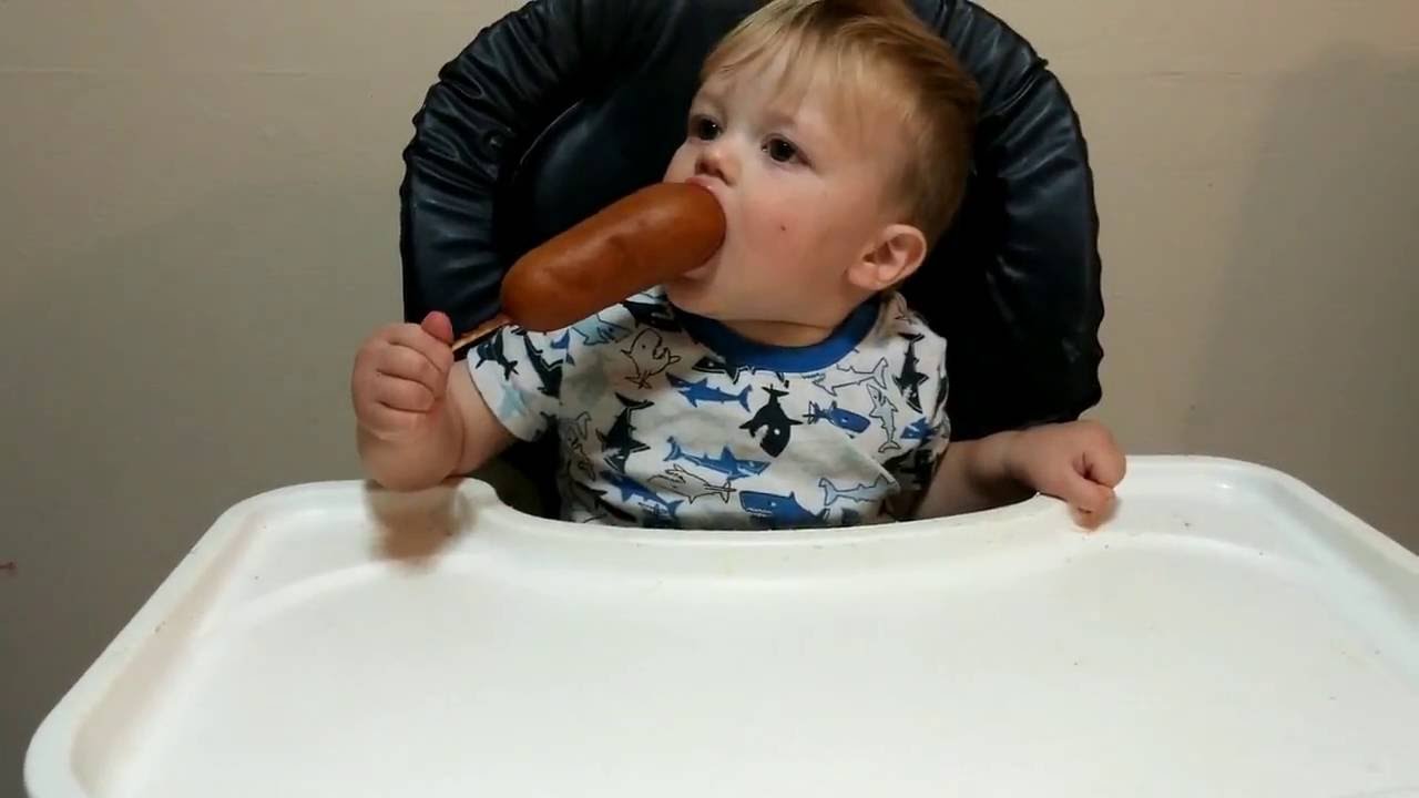 Jude Eats a Corn Dog