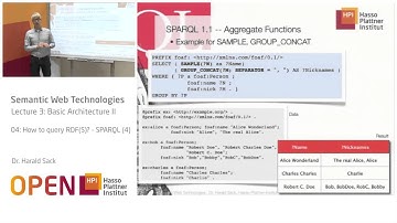 03 - 04 How to Query RDF(S)? - SPARQL 1.1 (4)