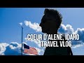 Coeur d'Alene, Northern Idaho Travel Vlog in 4K - White Sand Beaches and Longest Boardwalk