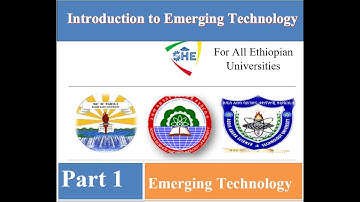 Emerging Technology: chapter - 1 || Part - 1. Introduction to Emerging Technologies.