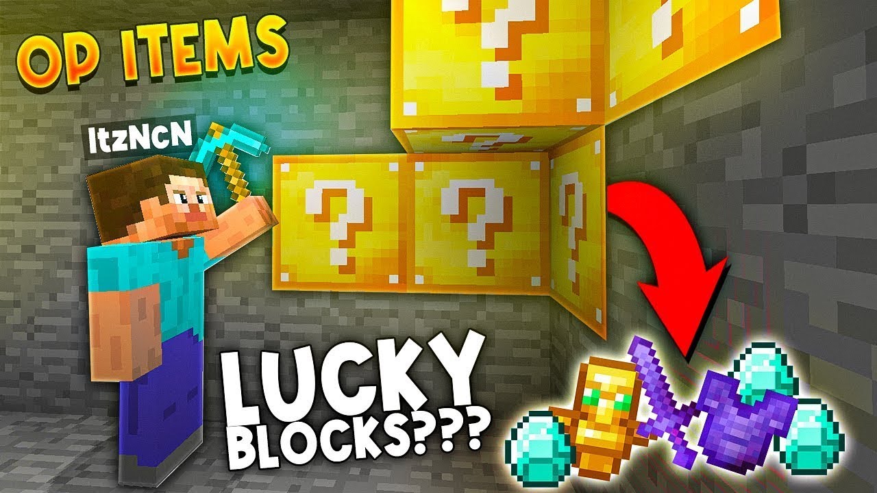 Minecraft But there are New Unique LUCKY BLOCKS! 