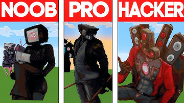 Skibidi Toilet ALL Characters Pixel Art (Collection) : Noob, Pro, HACKER! / (Skibidi Toilet) #8