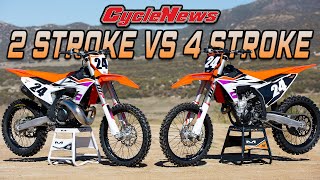2 Stroke vs. 4 Stroke! 2024 KTM 250SX or 250SXF?  Cycle News