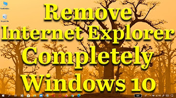 How To Remove Internet Explorer Completely On Windows 10