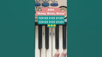 ABBA - Money, Money, Money (Piano tutorial) #abba #moneymoneymoney #piano #tutorial #musiclessons