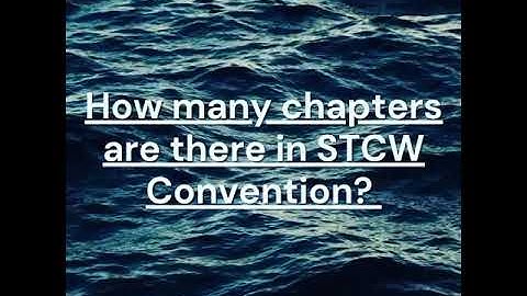 STCW Convention - chapters #marinaura #stcw