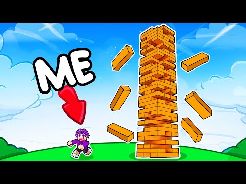 GIANT JENGA in Roblox!