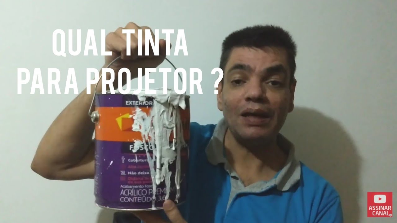 tinta para projetor - YouTube