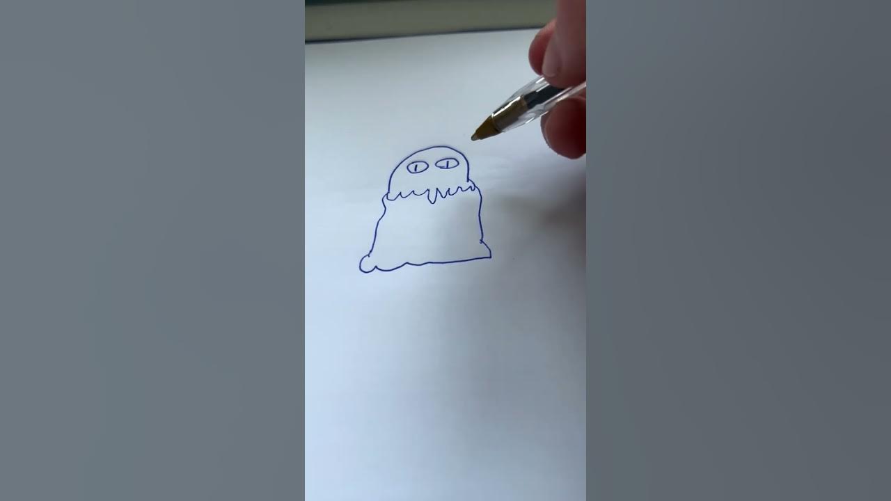 How to draw a slime creature - YouTube