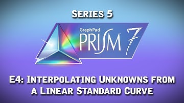 GraphPad Prism Tutorials E4 - Bradford & BCA - Interpolating Unknowns from a Linear Standard Curve