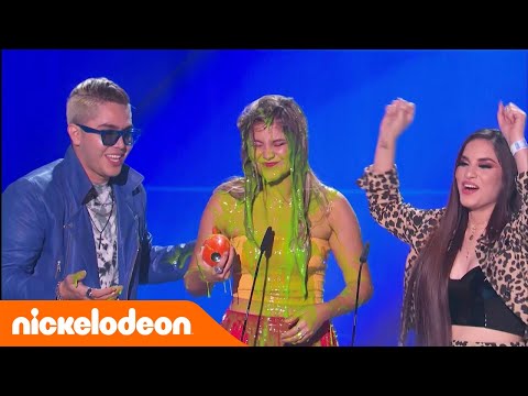 KCA Mexico 2018 | Sofía Reyes recibe baño de slime | Nickelodeon en Español
