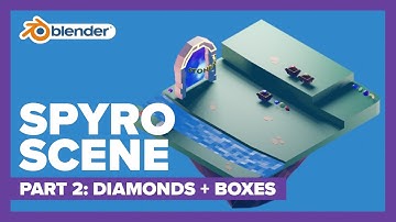 SPYRO SCENE TUTORIAL in Blender 2.8 (Part 2)