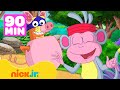 Dora poznaje świat | 90 minut zabawnych scen z Butkiem i Rabusiem! | Nick Jr. Polska
