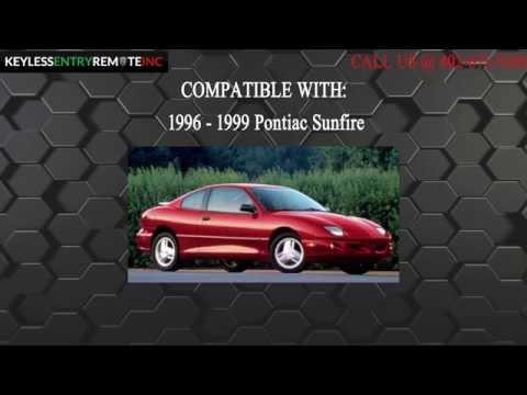 How To Replace Pontiac Sunfire Key Fob Battery  1996 1997 1998 1999