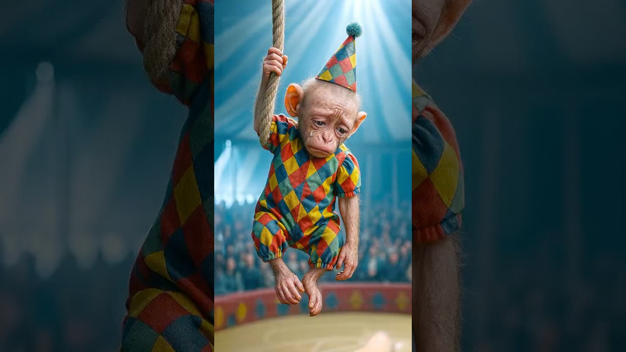 🐒Monkey & Puppies 🐶🐶 Friendship❤️