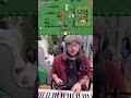 Coop with myself on piano and controller shorts cadenceofhyrule zelda