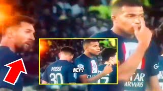 La reacción de Messi Tras Recibir un Empujón de Mbappé