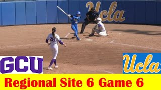 Grand Canyon vs #6 UCLA Softball Highlights, 2024 NCAA Regional Site 6 Game 6