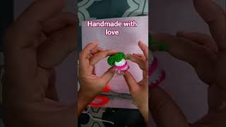 🧶cute crochet flower keychain@shubhangighodke1104 #crochetlove#crochetcrosai #shorts#vira#flowe