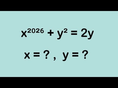 A wonderful olympiad algebra problem l advanced Maths l olympiad math 