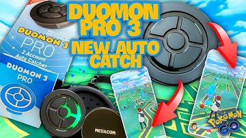 *NEW AUTOMATIC POKEMON CATCHER DUOMON 3 PRO* Quick review & giveaway for Pokemon GO