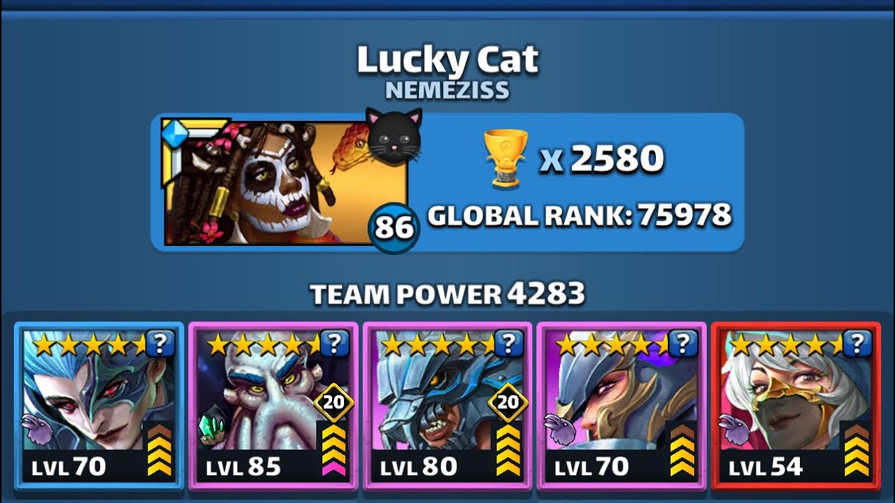 Empires & Puzzles Testing Quintin, Rayne and Lewena YouTube