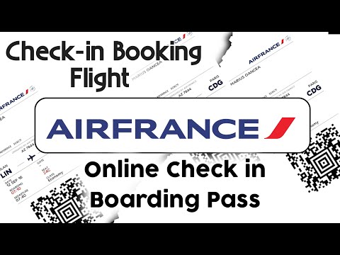 How to Download Air France Airlines Boarding Pass Print and Download | Boarding Pass | Air France |