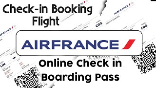 How to Download Air France Airlines Boarding Pass Print and Download | Boarding Pass | Air France | screenshot 5