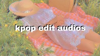 Kpop Edit Audios Pt2 Softemotional