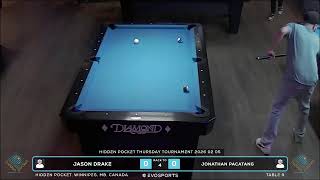 DEREK IWASIUK vs TIM SINCLAIR - HIDDEN POCKET - TABLE 9 | EvoSports
