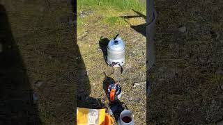 My car camping kitchen, breakfast edition