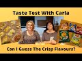 Taste Test With Carla  - Can I Identify 10 Different Crisp Flavours? | Caroline Mrs M