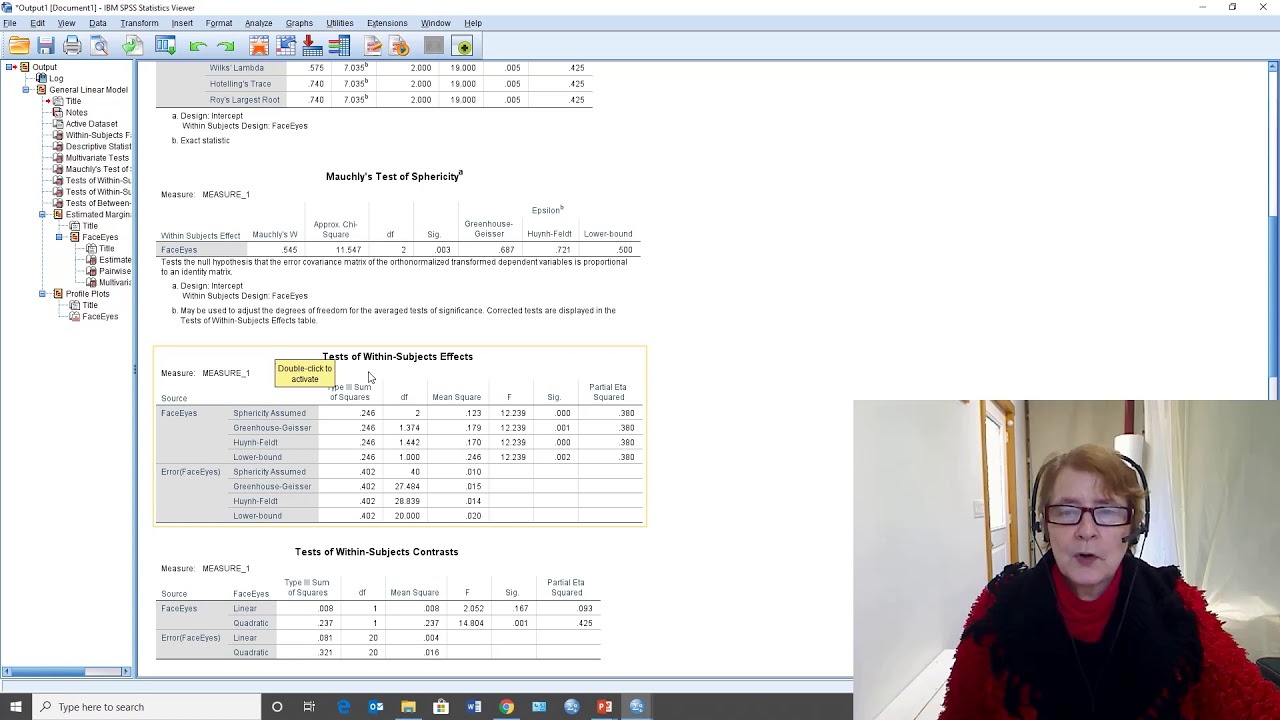 Repeated Measures One-Factor ANOVA Example with SPSS - YouTube