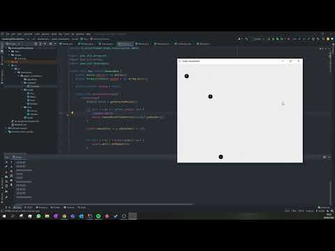 Graph visualization implemented in Java