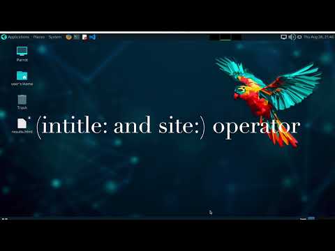 Information Gathering using Google Hacking Techniques
