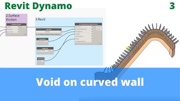 Revit dynamo - Create a void based on a curved wall - example 3