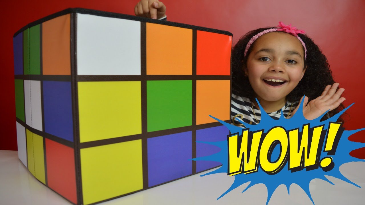 Giant Rubik's Cube Surprise Toy Box