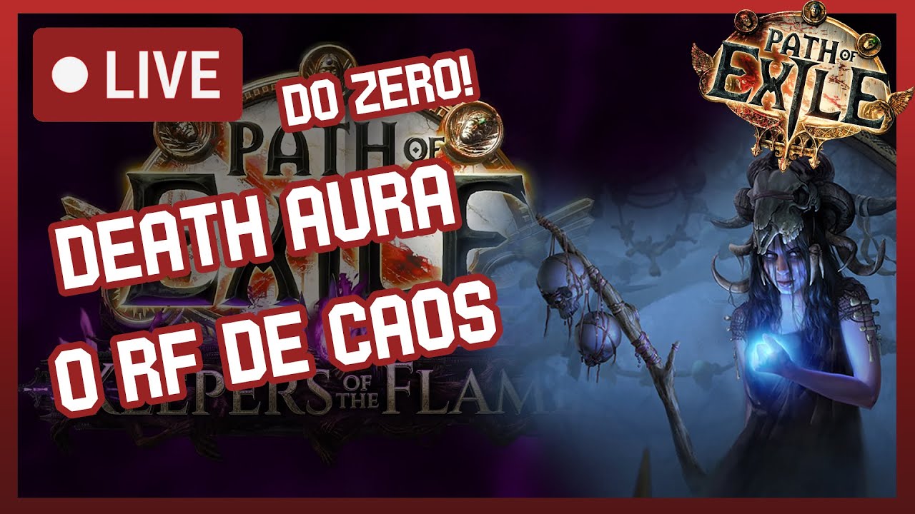 DO ZERO de RF de caos (death aura) !build