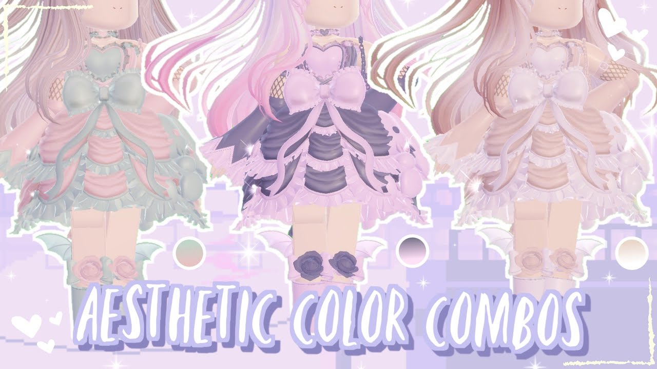 Best Color Combinations for Aesthetic and Cute Outfits Royale high