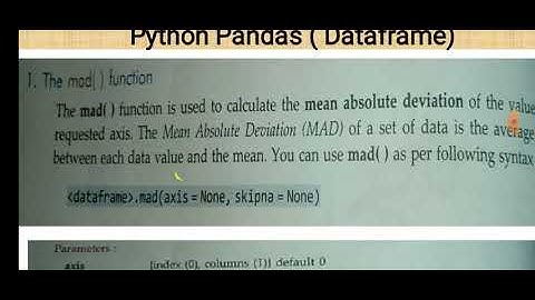 Class XII Informatics Practices 29-10-2020 By Mr. Praveen Singh Ch- Python Dataframe