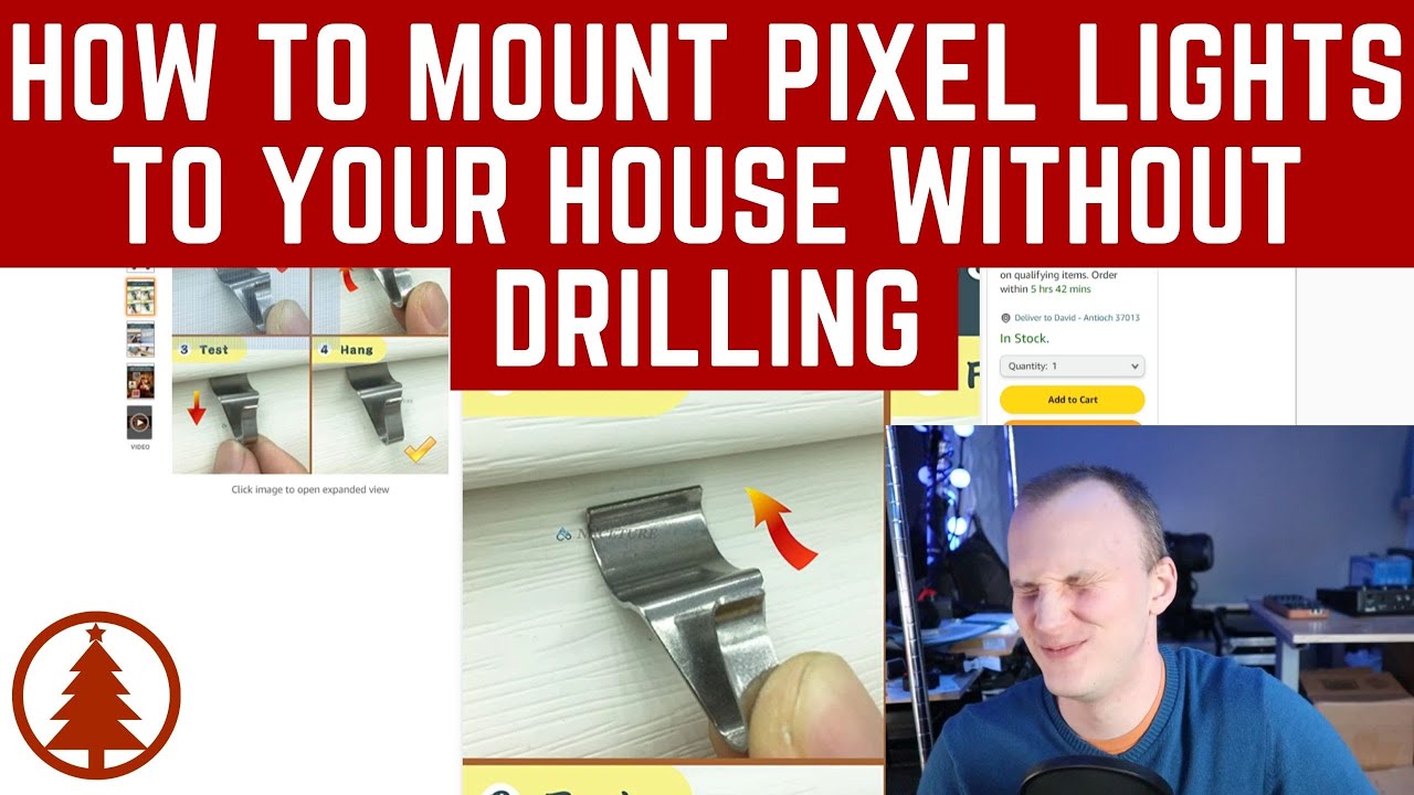 How to Mount Pixel Lights to Your House Without Drilling