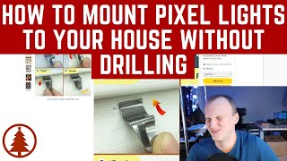 How To Mount Pixel Lights To Your House Without Drilling