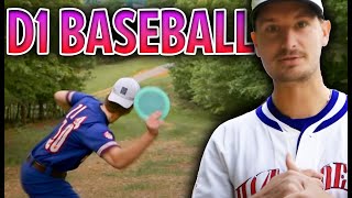 We Challenged D1 Baseball Players in Disc Golf